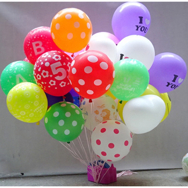 50pcs 12 inch ؽ äο ȭ μ ũ ǳ   Ƽ  ǳ   baloons m27